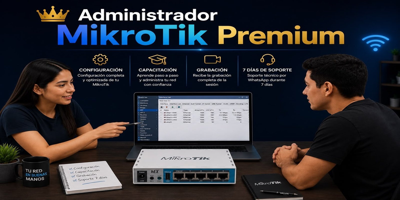 Administrador MikroTik Premium