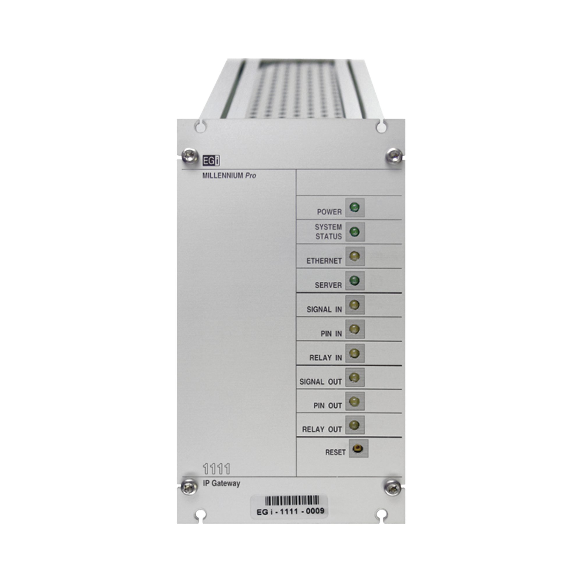 Interfaz Millennium IP para gestión de avisos y música por redes Ethernet por Streaming