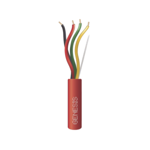 Carrete de 305 Metros (1000 Pies) de Alambre / 4 x 14 AWG / Riser / Tipo FPLR-CL3R / Resistente al Fuego / Color Rojo / Para Sistemas Contra Incendio o Sistemas de Evacuaci?n