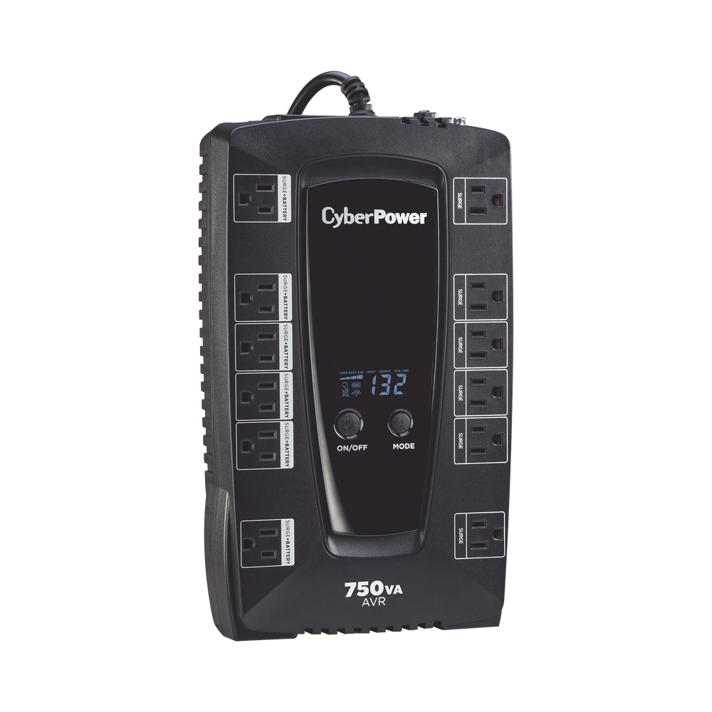 UPS de 750 VA/450 W, Topología Línea Interactiva, Entrada 120 Vca NEMA 5-15P, Tipo Gabinete Compacto, Con 12 Tomas NEMA 5-15R - Image 3