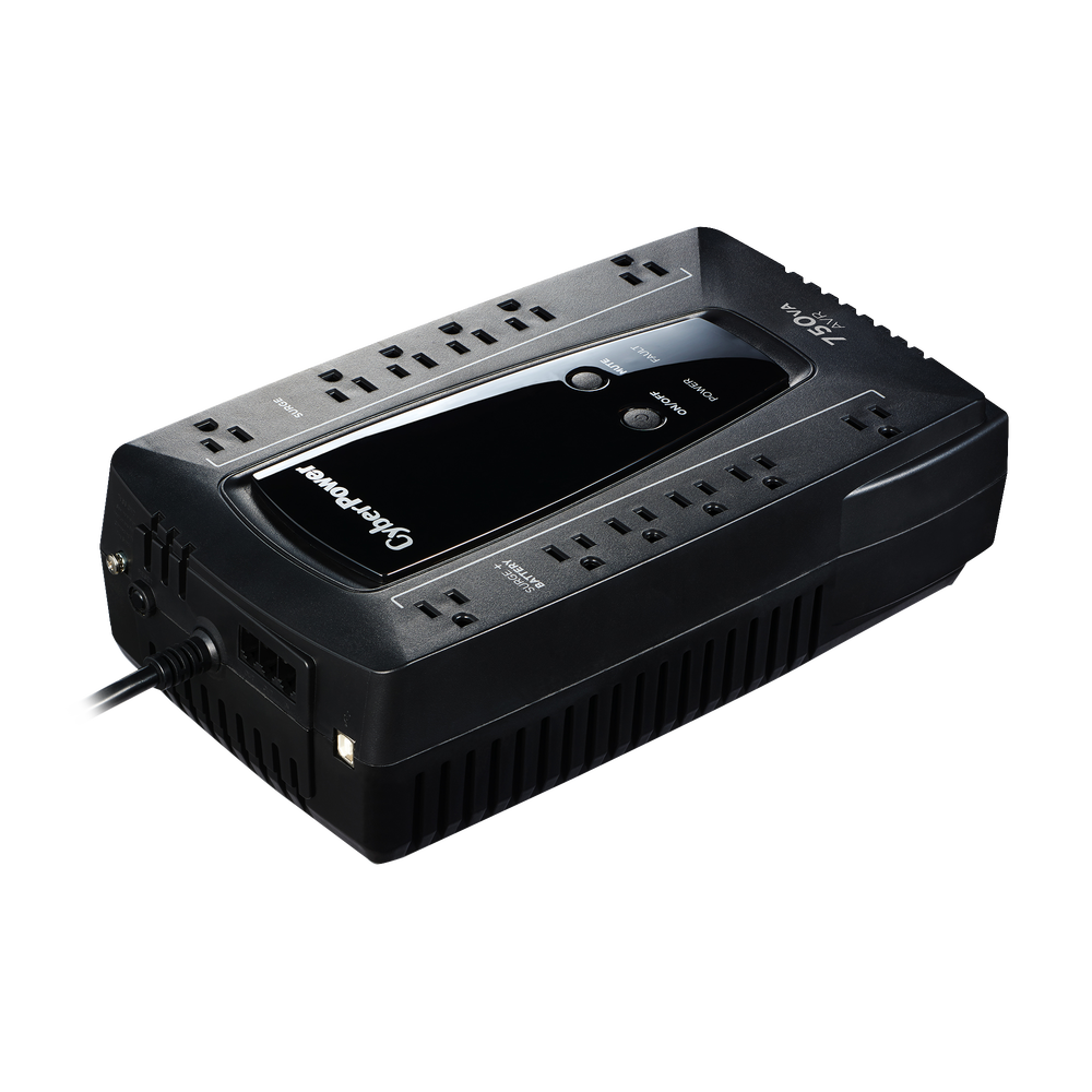 UPS de 750 VA/450 W, Topología Línea Interactiva, Entrada 120 Vca NEMA 5-15P, Tipo Gabinete Compacto, Con 12 Tomas NEMA 5-15R - Image 2