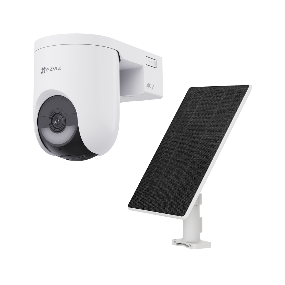 Kit Cámara PT 4G y Wi-Fi / 2K+ (4Megapixel) / IA Detección Humano-Vehiculo / Color Nocturno / Batería 5200 mAh / IP65 / Incluye Panel Solar 5W IP65