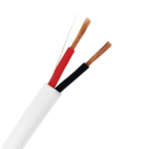 Bobina de 152 Metros (500 Pies) / 16AWG 2 Conductores / Cable Profesional de ALTA FIDELIDAD 100% Cobre / Interior / Color Blanco / Libre de Ox?geno / Para Aplicaciones de Audio, Control de Acceso y Automatizaci?n