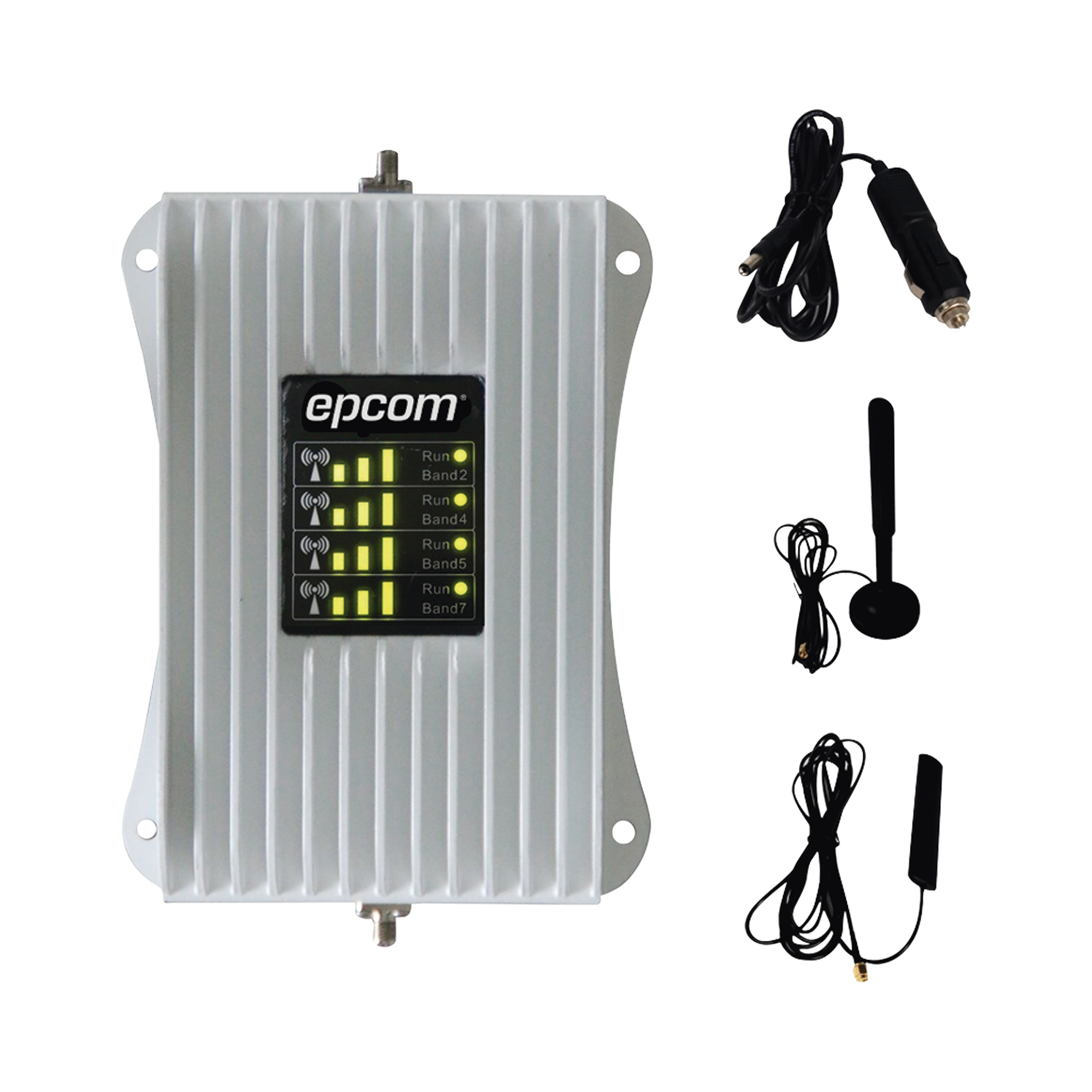 KIT de Amplificador de Señal Celular Para Vehículo/ Soporta y Mejora la Señal Celular 4.5G, 4G LTE/ Múltiples Operadores, usuarios y dispositivos/ Ideal para Vehículo tipo Camioneta, Pick up o Sedán.