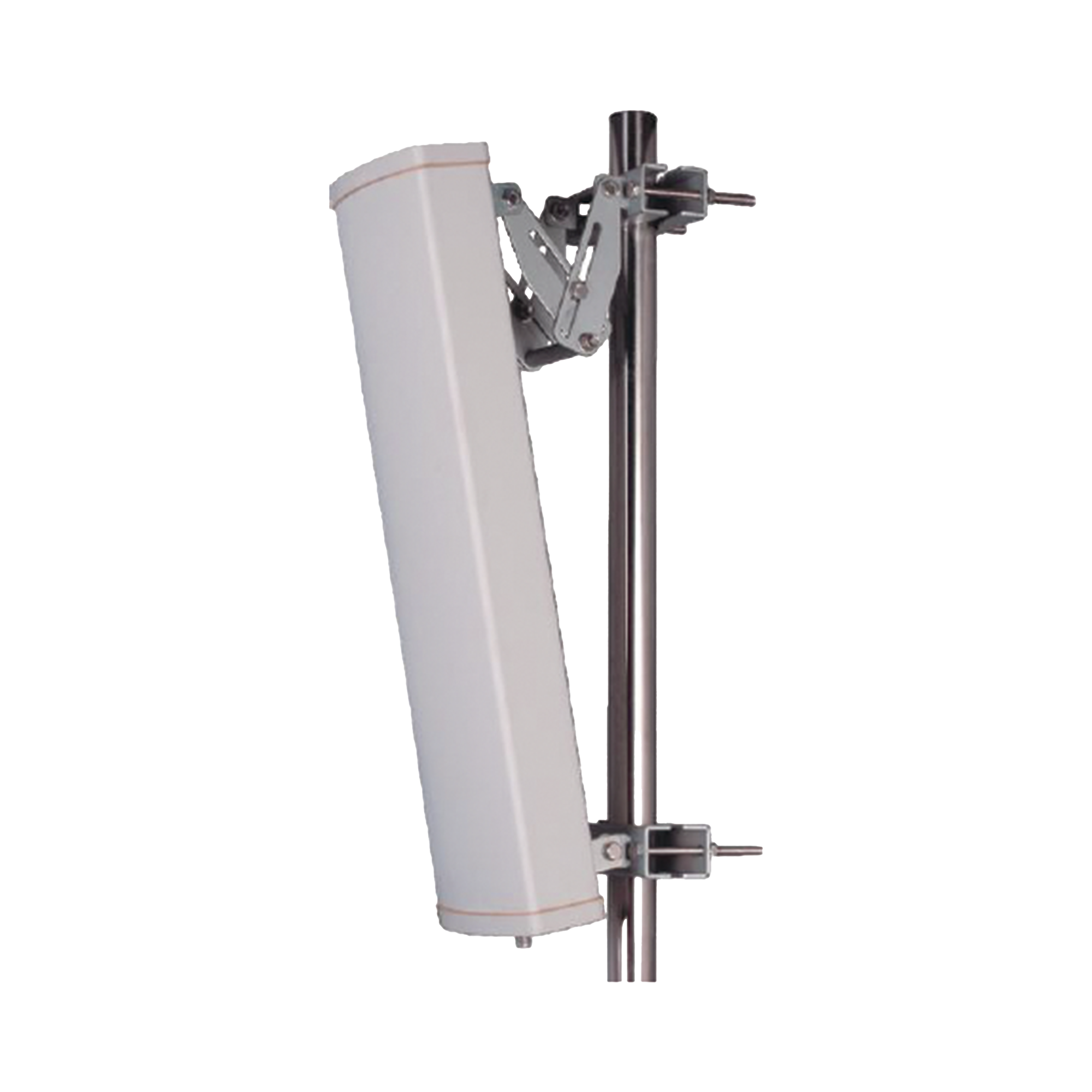 Antena sectorial para 2G, 3G, 4G y 5G de telefonía celular / 15 dBi / Multi Banda / Rango de Frecuencia (698-960 / 1710-2700 MHz).