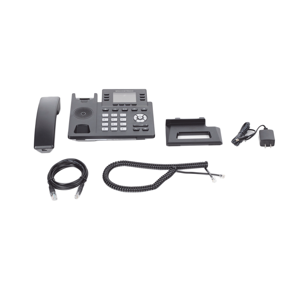 Teléfono IP Grado Operador, 3 líneas SIP con 6 cuentas, puertos Gigabit,PoE, pantalla a color 2.4", codec Opus, IPV4/IPV6 con gestión en la nube GDMS - Image 5
