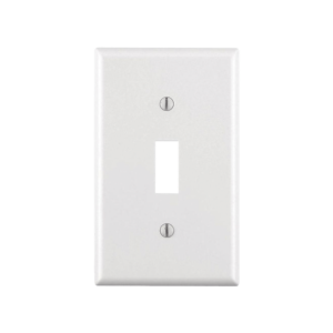 Placa para Interruptor de Palanca / Color Blanco.