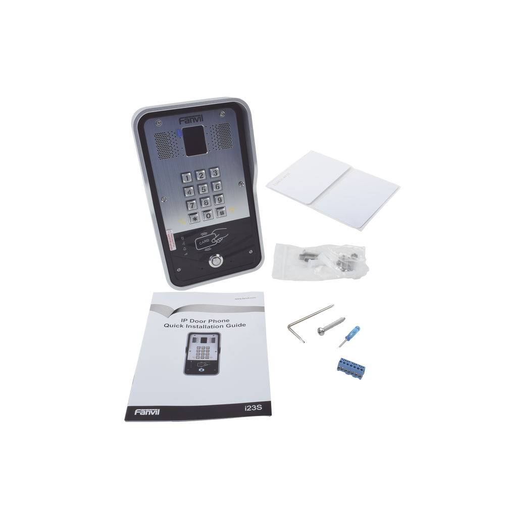 Audio Portero IP 2 líneas SIP con relevador integrado, Lector RFID para acceso por clave numérica, tarjeta o llamada remota, PoE - Image 5