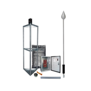 Kit de Pararrayo con Punta con Diámetro de Protección de 300 metros, fabricada en Acero Inoxidable