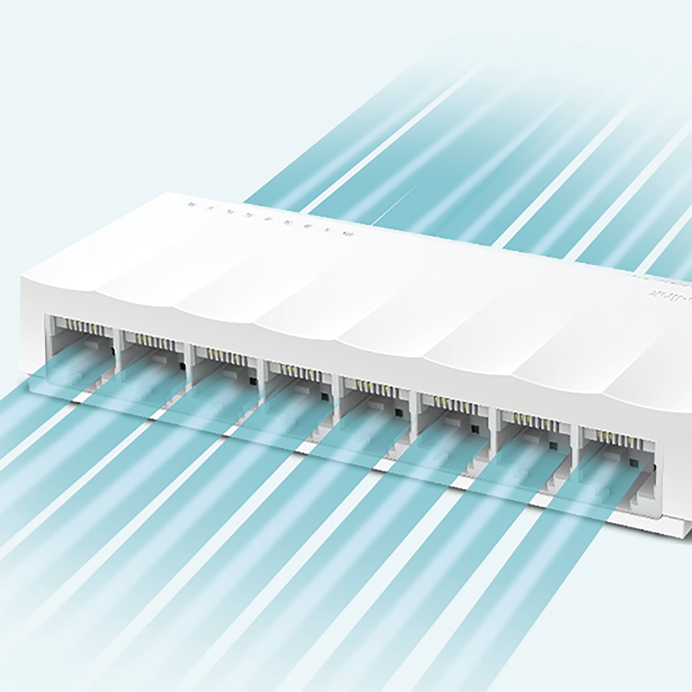 Switch para escritorio 8 puertos 10/100Mbps - Image 8