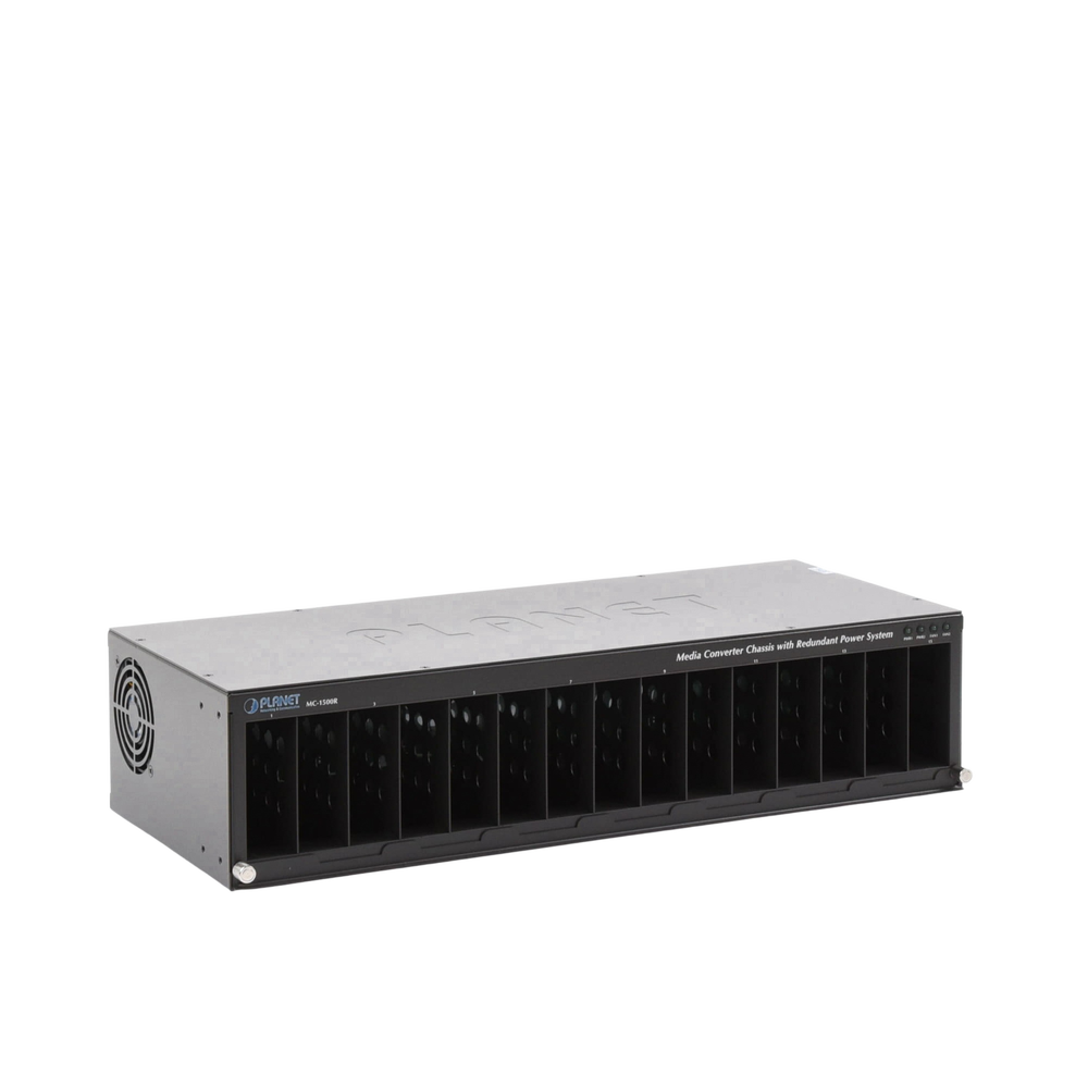 Chasis para 15 convertidores de medios con opción de fuente redundante - Image 3