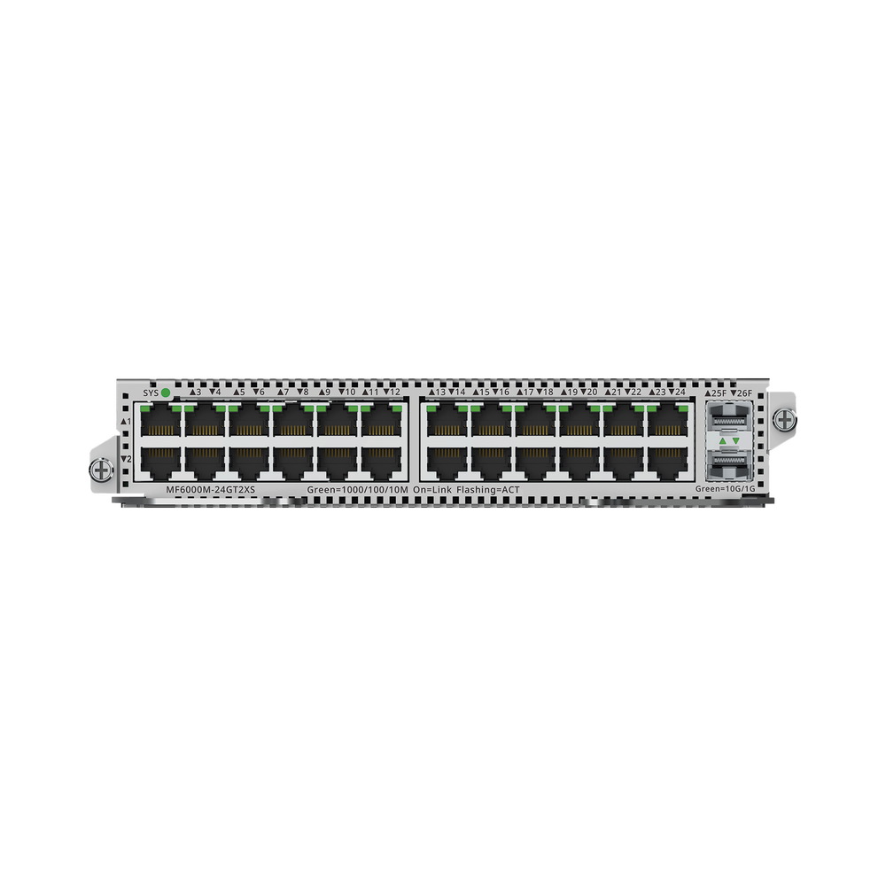 e-Lighten Tarjeta Modular para OLT modelo RG-NBF6002M, 24 puertos Ethernet de 1G, 2 puertos SFP+ de 10G - Image 4
