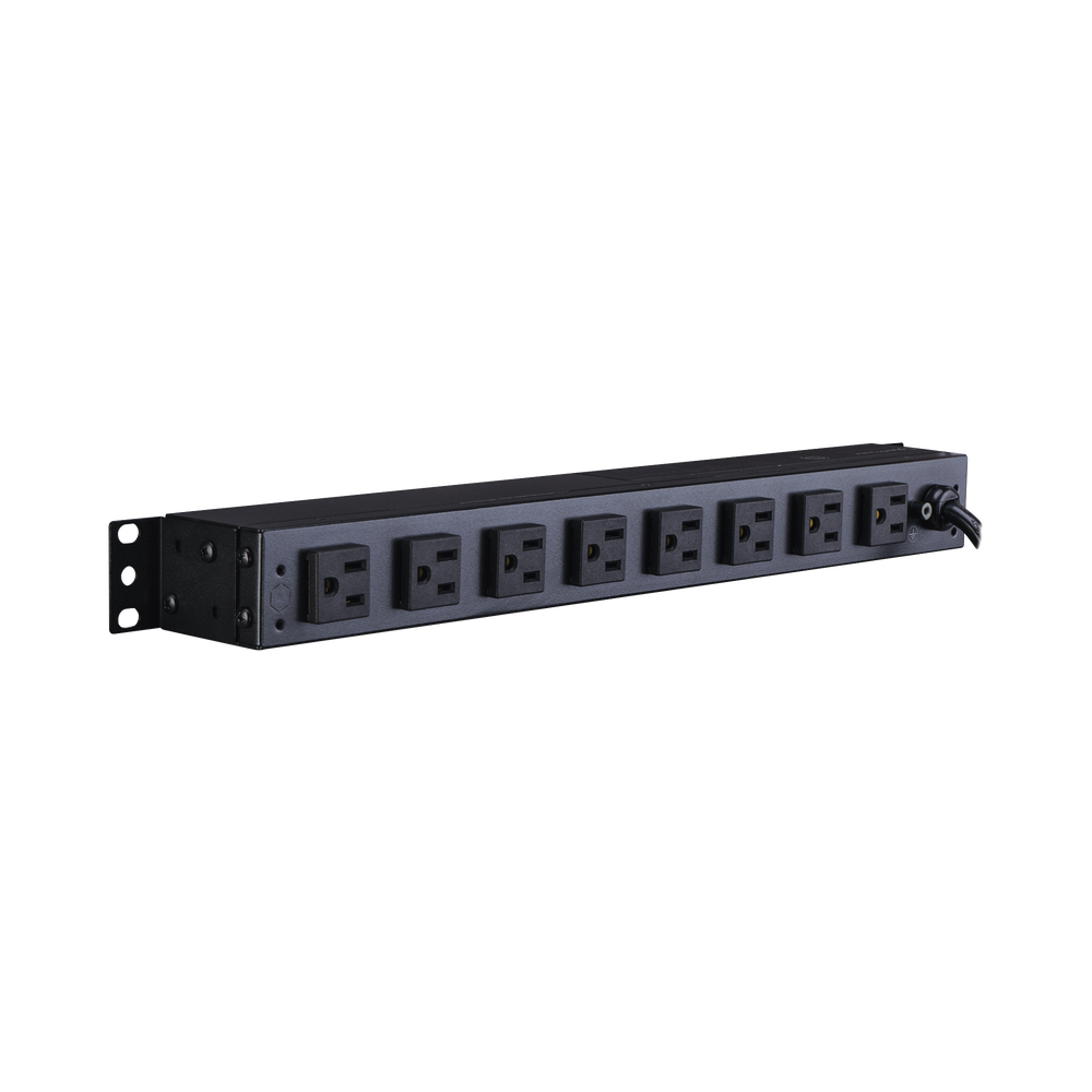 PDU Básico Para Distribución de Energía, Con 8 Tomas NEMA 5-15R Traseras, 1UR, 15 Amp, 120 Vca - Image 3