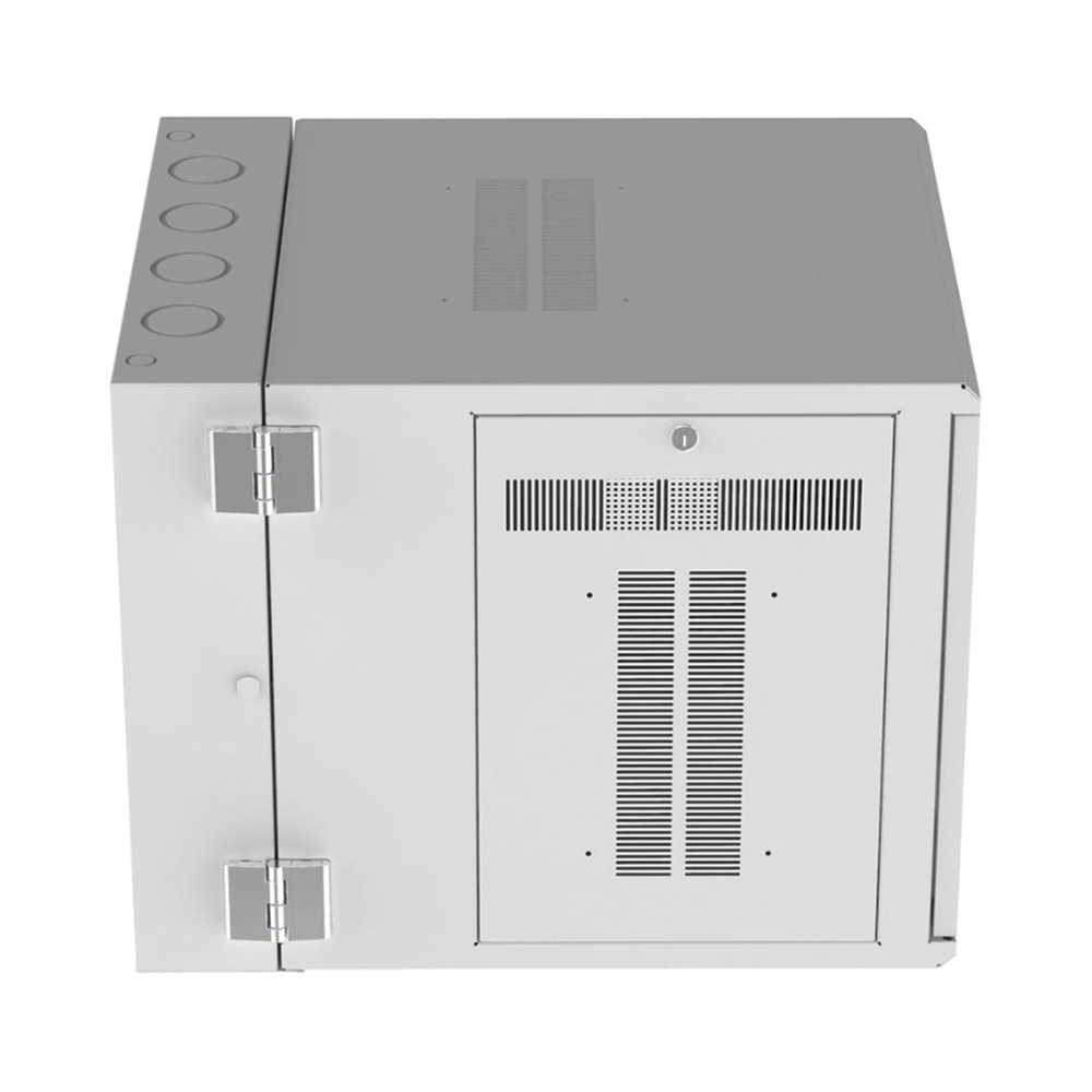 Gabinete PanZone de Montaje en Pared, de 19in, Puerta con Ventana de Seguridad, 12 UR, 762mm de Profundidad, Color Blanco - Image 4