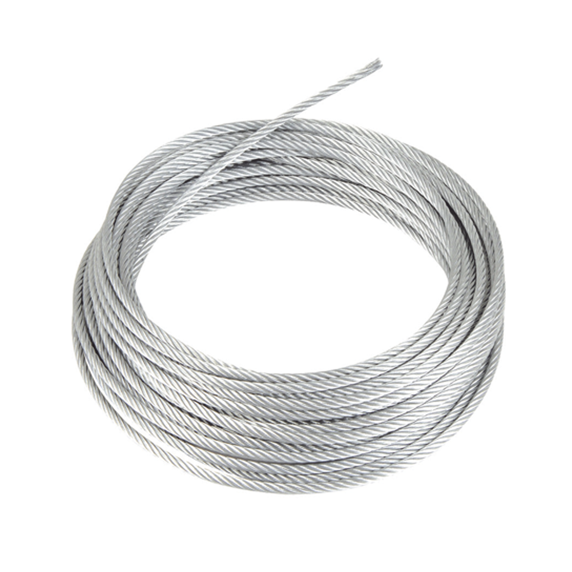Cable Retenida 7 Hilos, Resistencia 1293 Kg. Diámetro 3/16" (RETAZO DE 115 METROS).