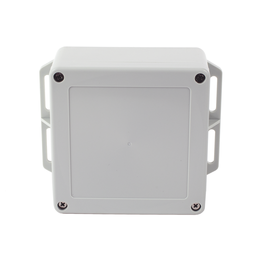 Gabinete Plástico Gris para Exterior (IP65) de 120 x 120 x 60 mm Cierre por Tornillos. - Image 4