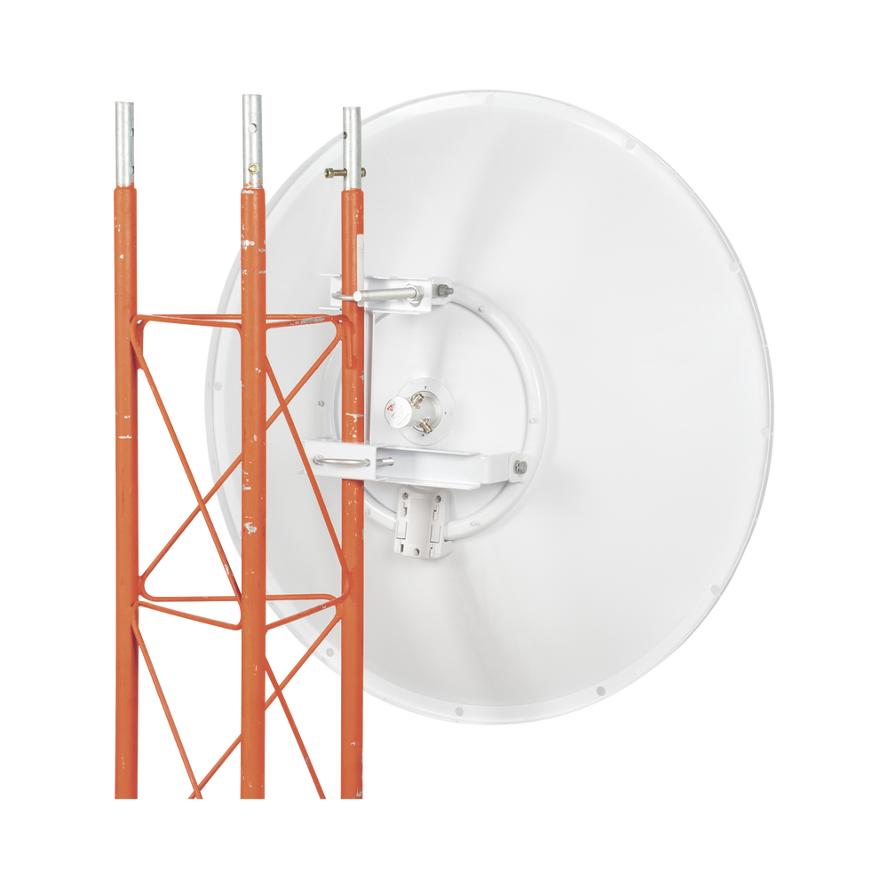 Antena direccional de 3ft, 4.9 a 6.5 GHz, Ganancia 34 dBi, Conectores N-hembra, Polarización doble, incluye montaje para torre o mástil - Image 4