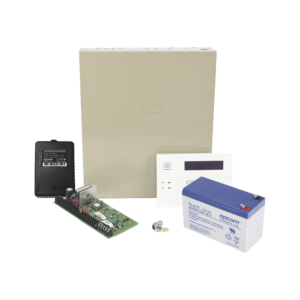 Kit de Panel de Alarma VISTA48LA con Batería de 9Ah, Transformador y Gabinete