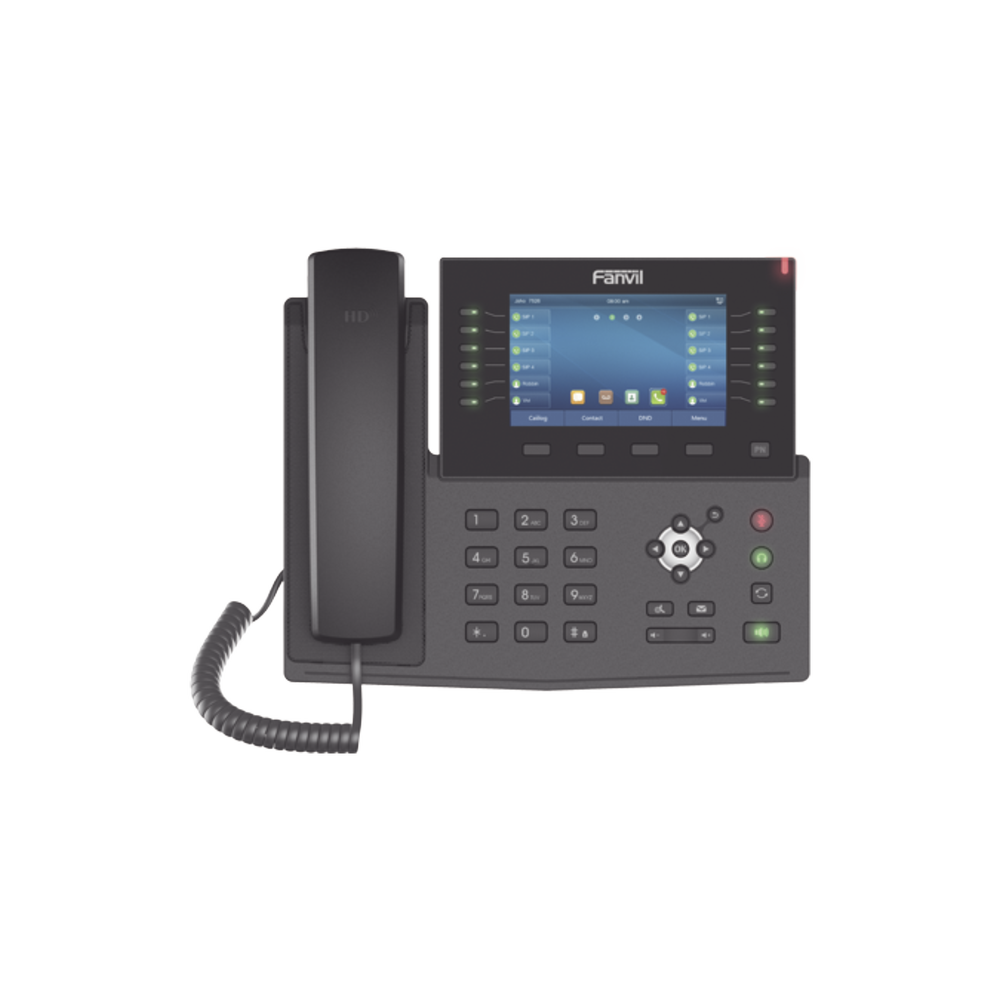 Teléfono IP empresarial para 20 lineas SIP, Bluetooth integrado para diademas, PoE y hasta 60 botones DSS con doble puerto Gigabit, soporta recepción de video - Image 2