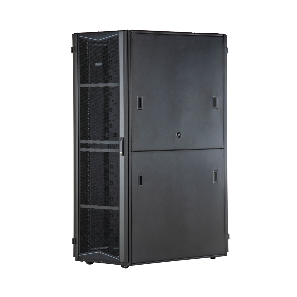 Gabinete FlexFusion para Centros de Datos, 45 UR, 700 mm de Ancho, 1070 mm de Profundidad, Sin Paneles Laterales, Fabricado en Acero, Color Negro - Image 2