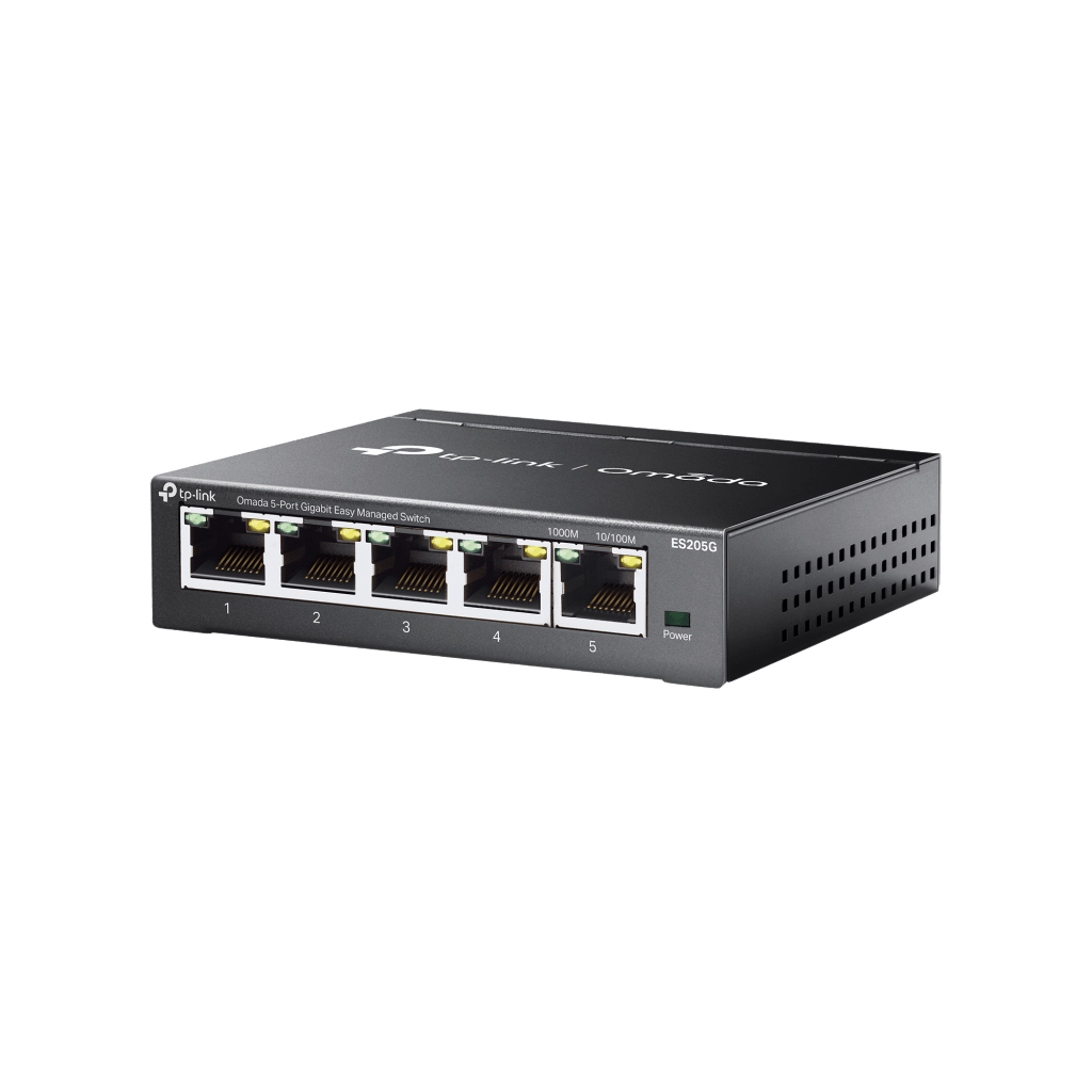 Switch Gestionado Omada SDN / 5 Puertos Gigabit RJ45 / 10 Gbps Capacidad Switching / 7.4 Mpps Forwarding Rate / Gestión Cloud Centralizada / VLAN 802.1Q / QoS 8 Colas Prioridad / Metal Fanless - Image 3