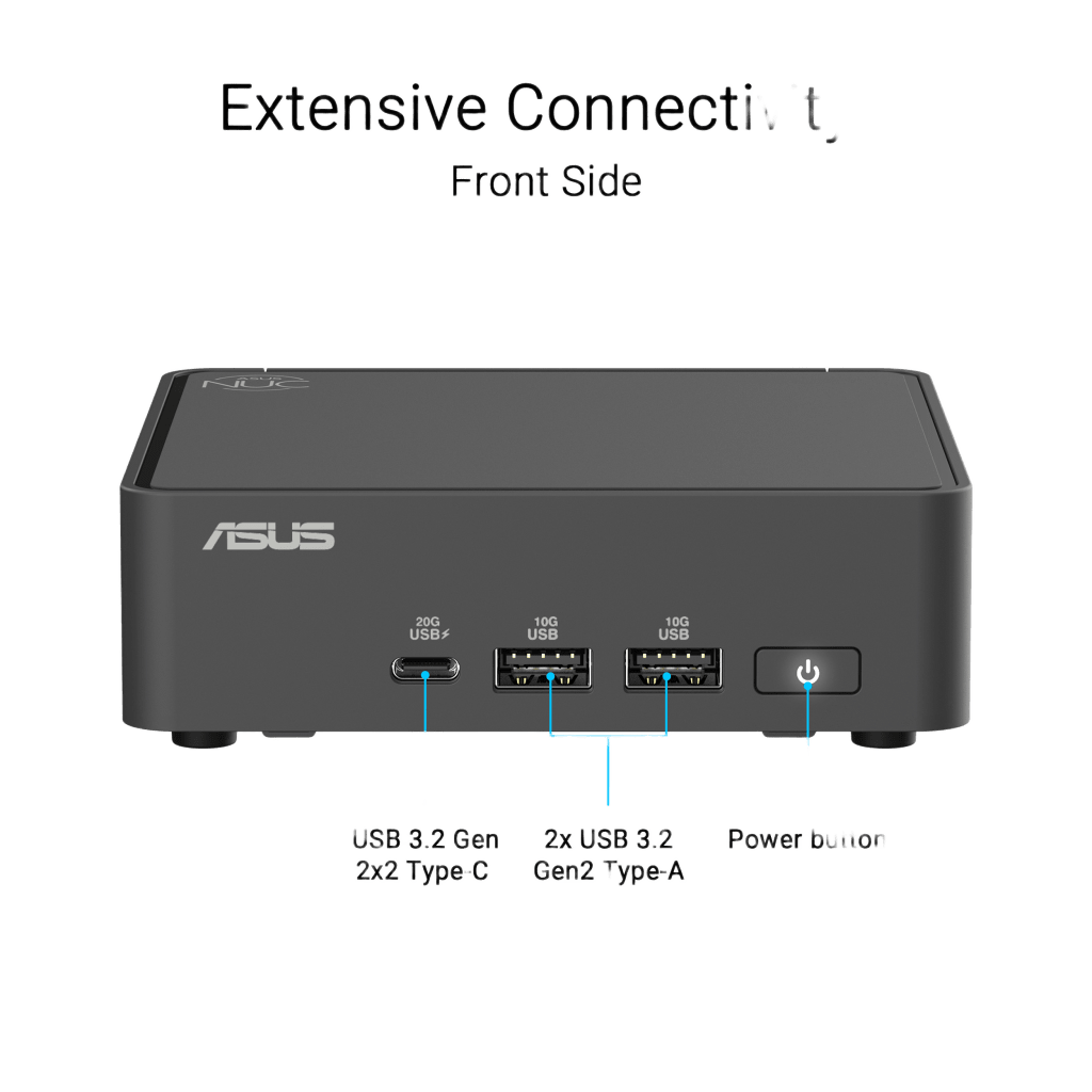 Mini PC NUC Barebone / Core i5 -210H / WiFi 7 y 2.5 GbE / Bluetooth / incluye Memoria RAM, SSD y S.O. / Incluye Fuente - Image 2