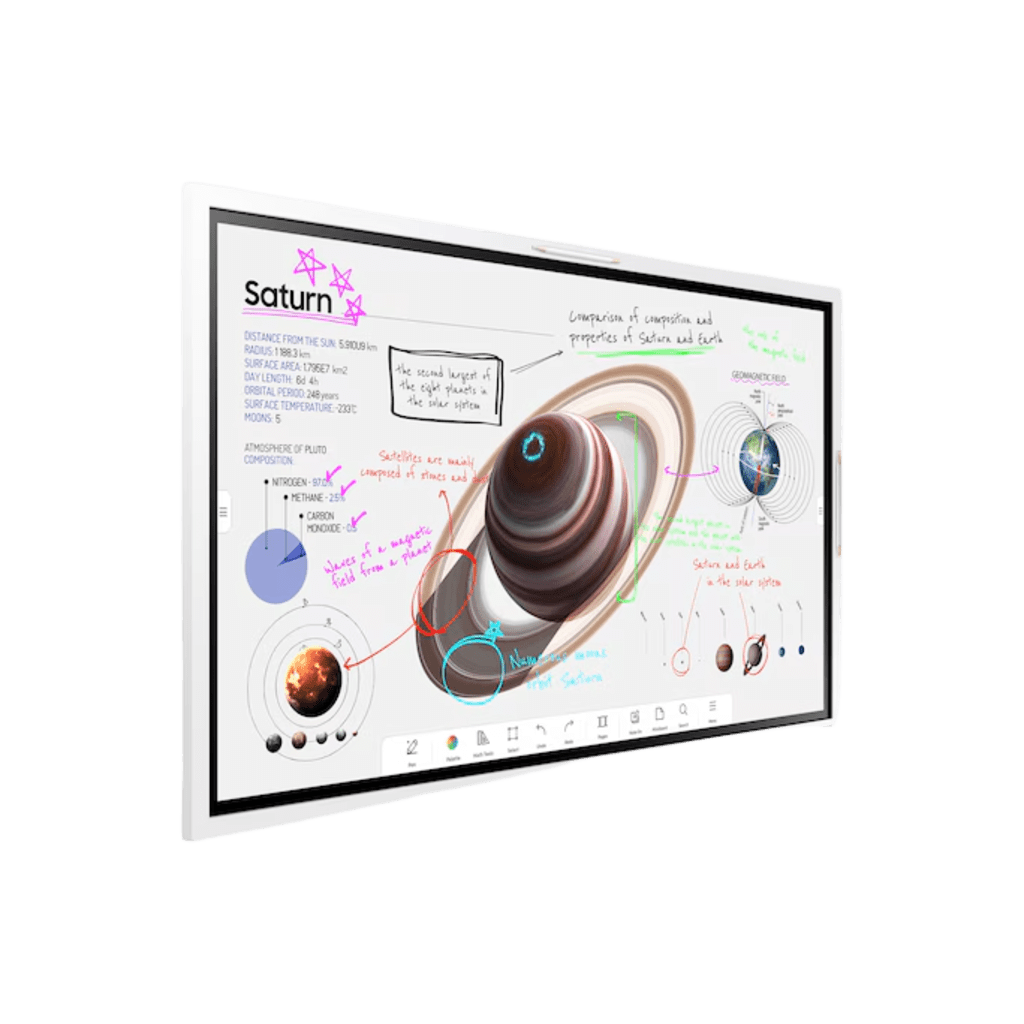 Pizarra Interactiva Digital / 55" 4K UHD (3840x2160) / Touch IR 20 Puntos / Whiteboard 4 Usuarios Simultáneos / Tizen 9.0 / WiFi / VESA 400x400 - Image 3