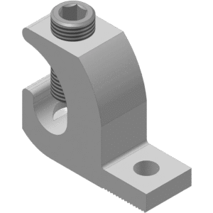Conector Lay-in de Aluminio / 3/0-6 AWG / Terminal 0.33" (8.38 mm) / Estañado / Dual Cobre-Aluminio / 90°C / UL-CSA