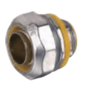 Conector Metálico Recto para Tubo Liquid Tight de 1"/ Aleación de Zinc.
