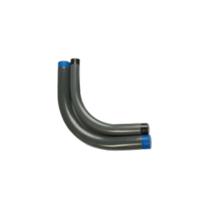 Codo Conduit Rígido de Aluminio de 2" (50.8 mm) con Recubrimiento de PVC.