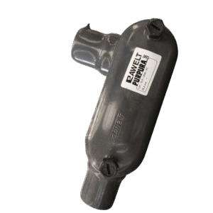Caja Ovalada tipo LR con Recubrimiento Exterior de PVC de 1/2" (12.7 mm).