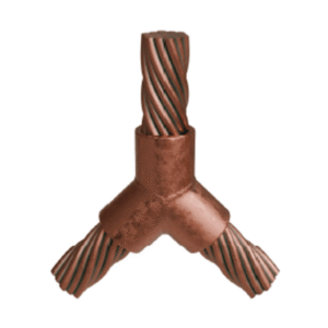 Molde para Soldadura Exotérmica tipo Y para 3 cables 4/0 AWG , dos en 45° y uno en 90°