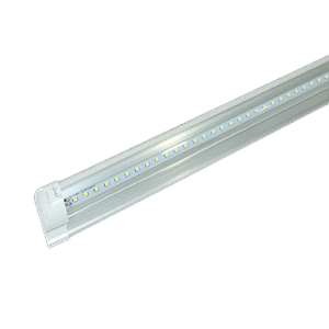 Tubo LED T5 de 18W / 1 500 lm / Luz Blanca 6500 K  / Acabado Transparente / Angulo 140° / Vida 50,000 Horas / Base G13 / 120 cm.