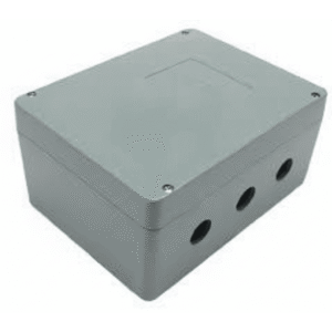 Caja de Unión de Aluminio con 3 salidas de 7/8" / 3 Orificios en la parte inferior.