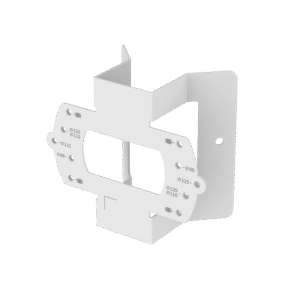 Montaje en Esquina / Material Aluminio / Carga Máxima 5 kg / Compatible con Varios Modelos Hanwha Vision / RAL9003