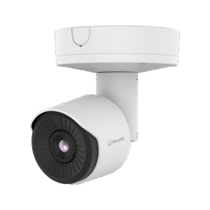 Cámara Térmica AI Radiométrica QVGA / Detector Microbolómetro 384x288 / Clasificación AI Persona-Vehiculo / Rango Temperatura -40°C a 550°C / NETD ≤30mK / IP66 IK10 / PoE y 12VDC / ONVIF S,G,T,M