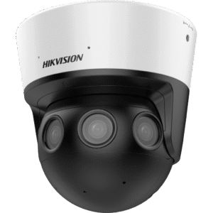 PanoVu Series / Vista Panorámica 180° / 32 Megapixel en Total / 4 Lentes 2.8 mm (4 Lentes 8 Megapixel) / 20 mts IR / 2 Micrófonos Integrados / NEMA 4X / DARKFIGHTER / Exterior IP67 / IK10 / 12 Vcc / PoE+ / Micro SD