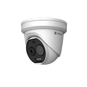 HIKMICRO Turret IP Bi-Espectral (Térmica + Óptica)/ 160 X 120 (1.8 mm) + 5 MP (2 mm) / Detección Temperatura -20°C a 150°C / Alarma Incendio y Fumar / VCA 3.0 (Vehículos 60 Mts + Humanos 20 Mts) / IP67 / Dual Light / Po
