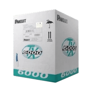 Bobina de Cable UTP 305 Metros (1000 Pies) de Cobre, TX6000™ PanNet, Reelex, Blanco, Categoría 6 Mejorado (23 AWG), LSZH (Bajo Humo, Cero Halógenos), de 4 Pares