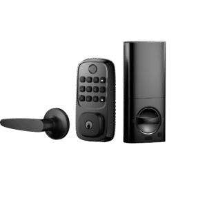 Cerradura Inteligente WiFi / Escáner de Huellas Dactilares / Teclado Numérico / Control por App / 8 Baterías AA / Bloqueo Manual y Automático / Compatible con Puertas 35-55 mm