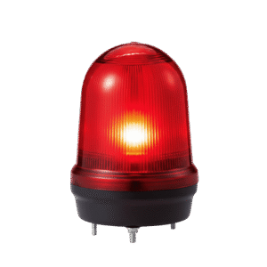 LED con patrones fijo/intermitente, estroboscÃ³pico y simulaciÃ³n rotatorio, Color Rojo de 110-220 VCA