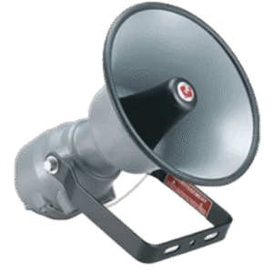 Altavoz de anunciamiento publico a prueba de explosiones AudioMasterÂ®, 30W de Potencia, Listado UL y cUL para Clase I, DivisiÃ³n 1, Grupos B, C y D; Clase I, DivisiÃ³n 2, Grupo A, B, C y D; Clase II, DivisiÃ³n 2, Grupos F y G; Clase