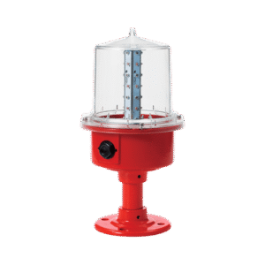 Luz de ObstrucciÃ³n 24 VCD con Poste, de AviaciÃ³n LED de Baja Intensidad (Tipo B), CertificaciÃ³n ICAO, ProtecciÃ³n IP66 y Alta Durabilidad para Torres y Estructuras