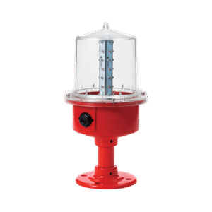 Luz de ObstrucciÃ³n 110 VCA con Poste, de AviaciÃ³n LED de Baja Intensidad (Tipo B), CertificaciÃ³n ICAO, ProtecciÃ³n IP66 y Alta Durabilidad para Torres y Estructuras