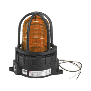 Luz de advertencia LED color Ãmbar para ubicaciones peligrosas, montaje para superficies, 120/240Vca,