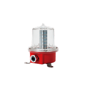 Luz de ObstrucciÃ³n de AviaciÃ³n LED de Baja Intensidad Tipo A Color Rojo, 110 VCA, ProtecciÃ³n IP66 y Grado ICAO