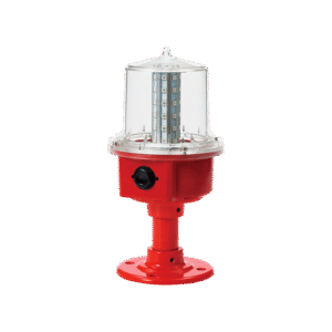 Luz de ObstrucciÃ³n de AviaciÃ³n LED con Tubo de Baja Intensidad Tipo A Color Rojo, 110 VCA, ProtecciÃ³n IP66 y Grado ICAO