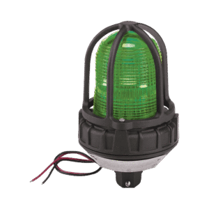 Luz de advertencia LED para ubicaciÃ³nes peligrosas, montaje tipo tubo, 120 VCA, Color Verde