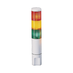 Indicador de estado LED MicroStat, 3 niveles, UL y cUL, 24 VCD, verde, rojo y Ã¡mbar