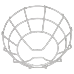 Protector De Rejilla Anti Vandalismo Y Golpes Accidentales, Color Blanco, Para Sirenas/Estrobos/Bocinas System Sensor, Montaje a Ras en Techo, 8.26"Altox8.26"Anchox3.54"Profundidad